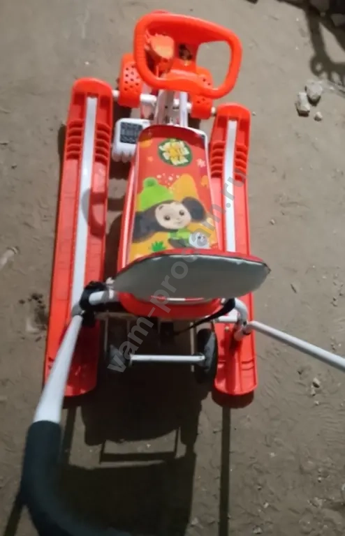 Санки с выдвижными колёсами