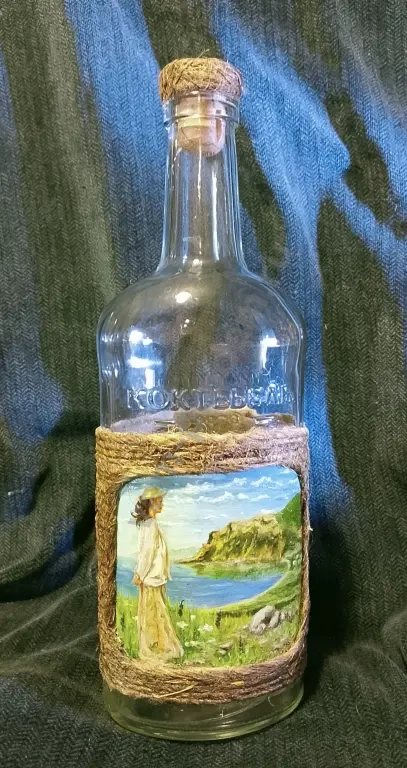 бутылка расписная,,Коктебель"