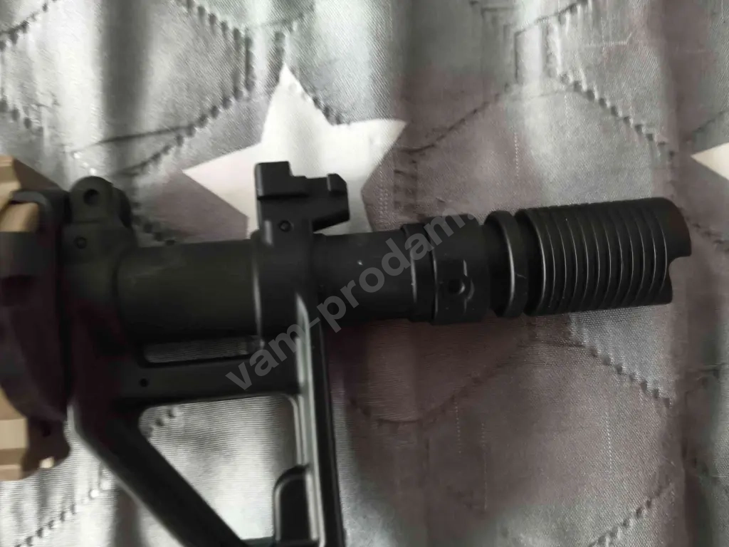 Автомат с орбизами Орбиган CYMA M4A1 V2 с металлом песочный Гидробол 10+