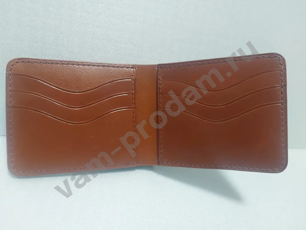 Кожаный кошелек бифолд