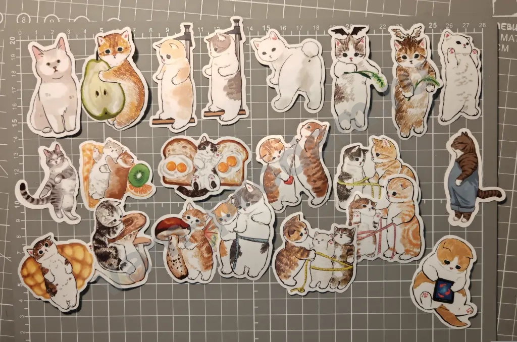 Остатки наклеек