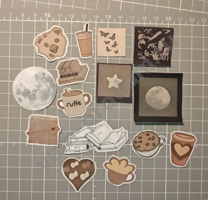 Остатки наклеек