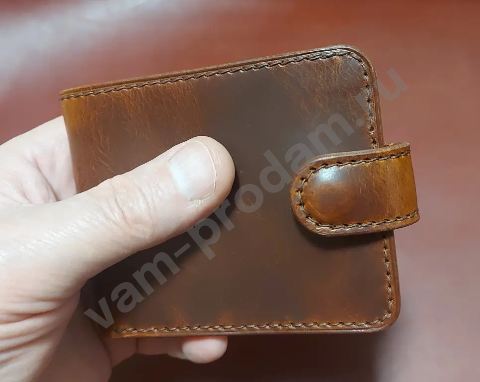 Мужской кошелек из итальянсой кожи