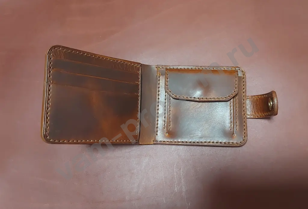 Мужской кошелек из итальянсой кожи