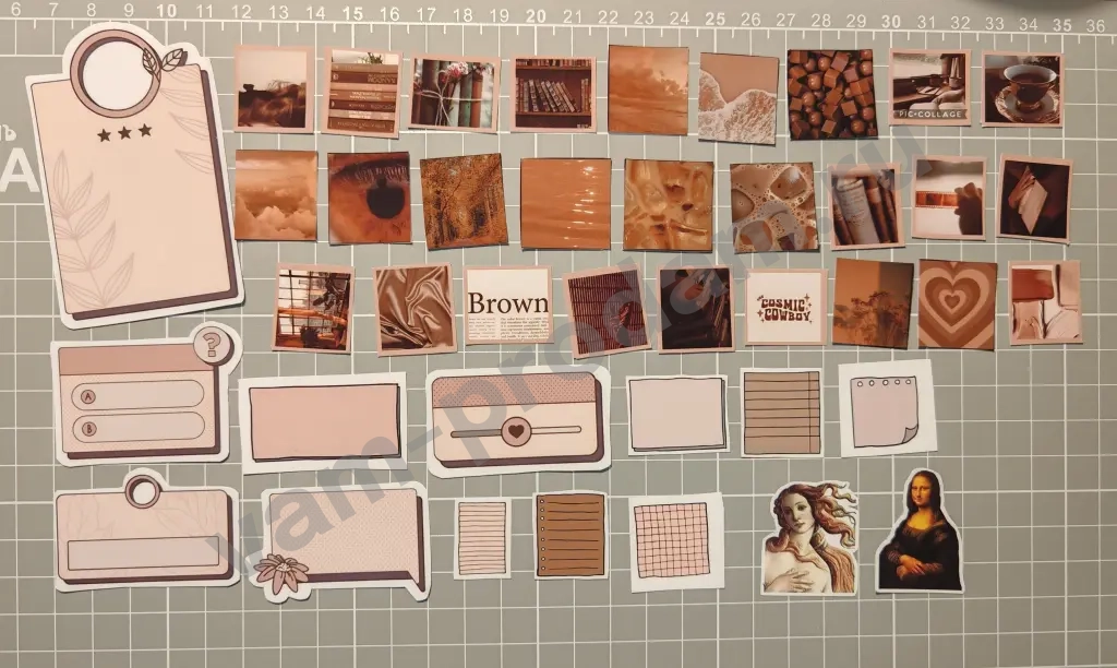 Остатки наклеек