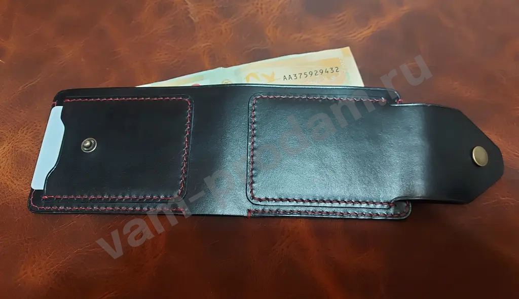 Кожаный кошелек Minimalist Bifold wallet