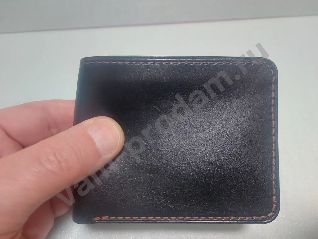 Кожаный кошелек бифолд