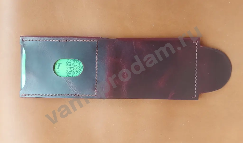 Кожаный кошелек Minimalist Bifold wallet 1