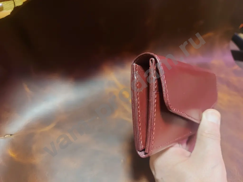 Классический женский кошелёк ручной работы