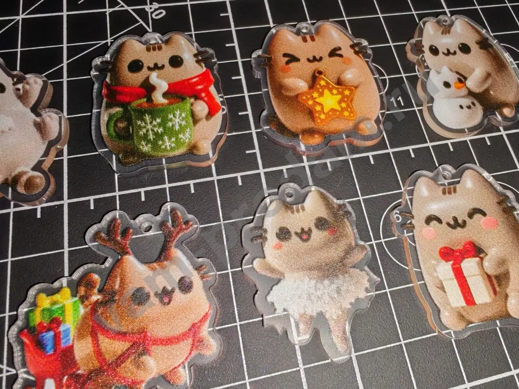 Акриловые брелоки с Пушин