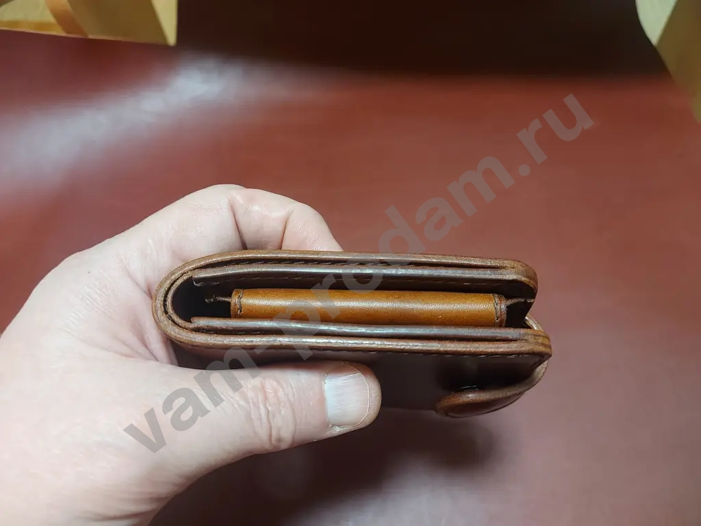 Мужской кошелек из итальянсой кожи