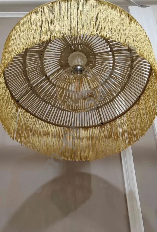 Светильник подвесной плетеный