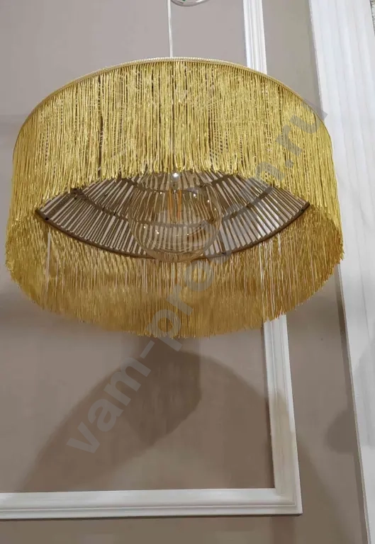Светильник подвесной плетеный