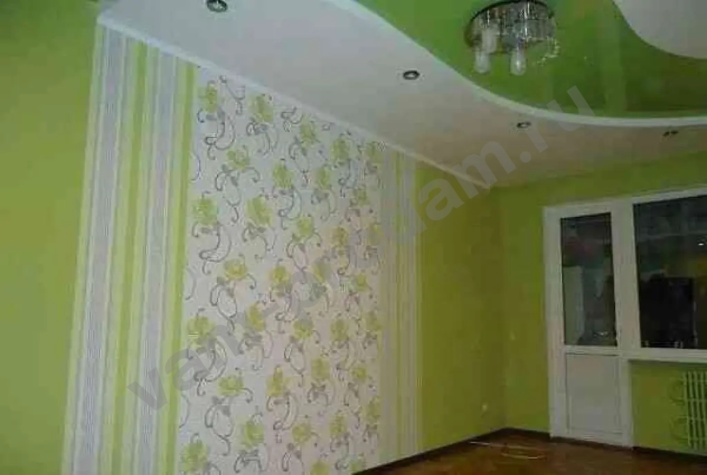 поклейка обоев