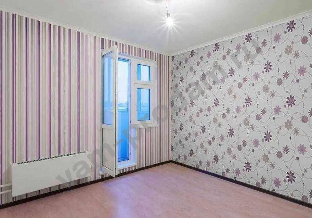 поклейка обоев