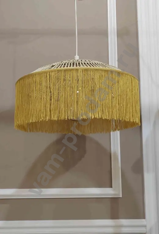 Светильник подвесной плетеный