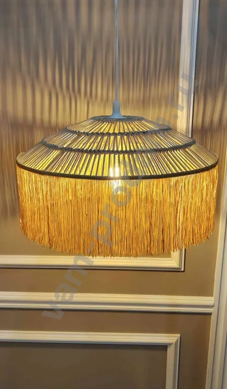 Светильник подвесной плетеный