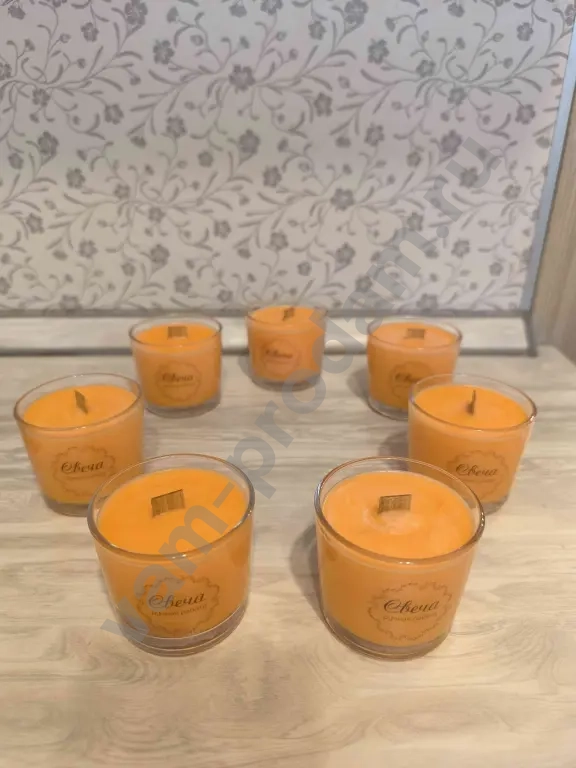 Свечи ароматизированные ручной работы