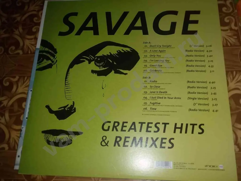 savage-greatest hits Best of lp mint виниловая пластинка