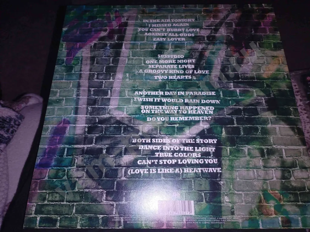 виниловая пластинка Phil collins-singles Best of lp