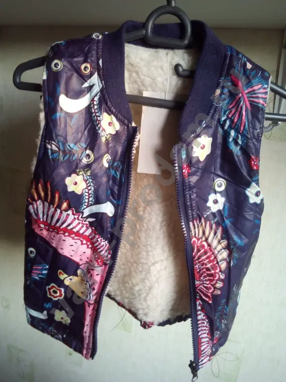 Куртка детская зимняя на 2-3г с жилеткой