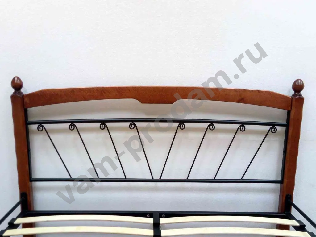 Кровать двуспальная кованая