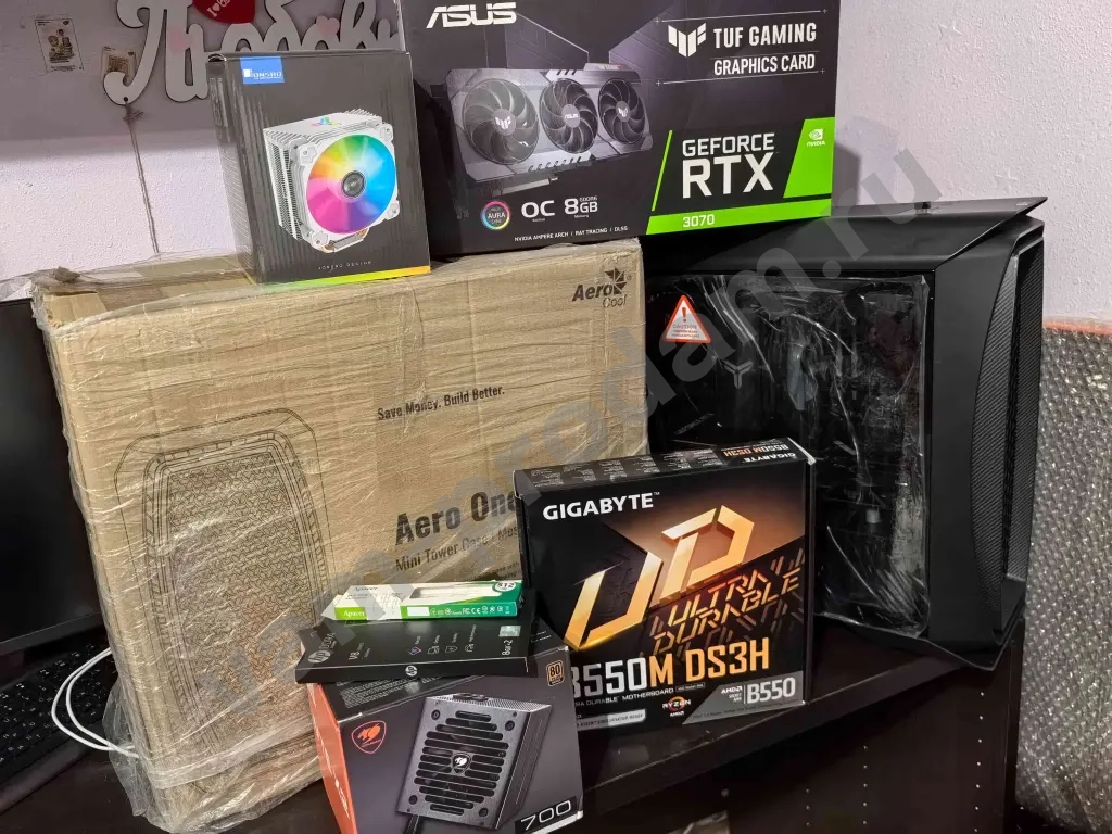 Мощный Игровой ПК.R5 5600, Ddr4 16g 3200,RTX3070 8g Asus TUF