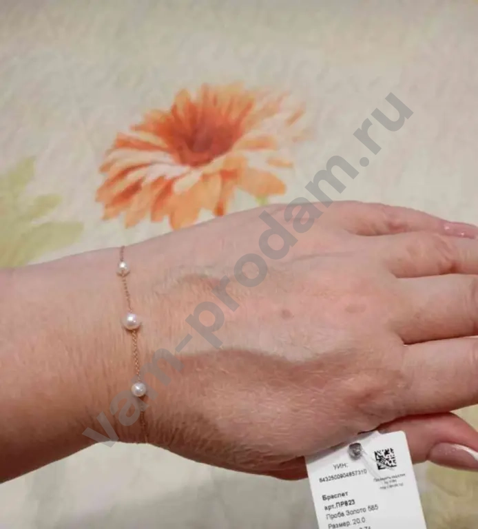 Золотой Браслет и подвеска 585 пробы