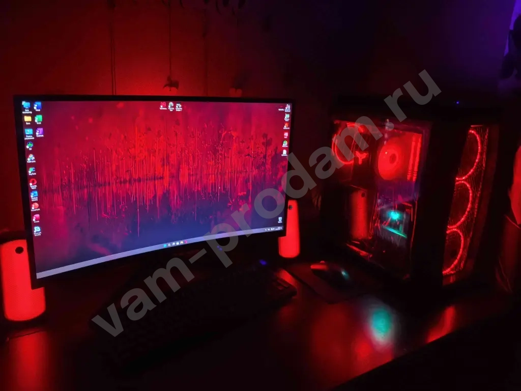 Мощный Игровой ПК.R5 5600, Ddr4 16g 3200,RTX3070 8g Asus TUF