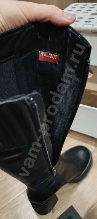 Сапоги демисезонные натуральная кожа.