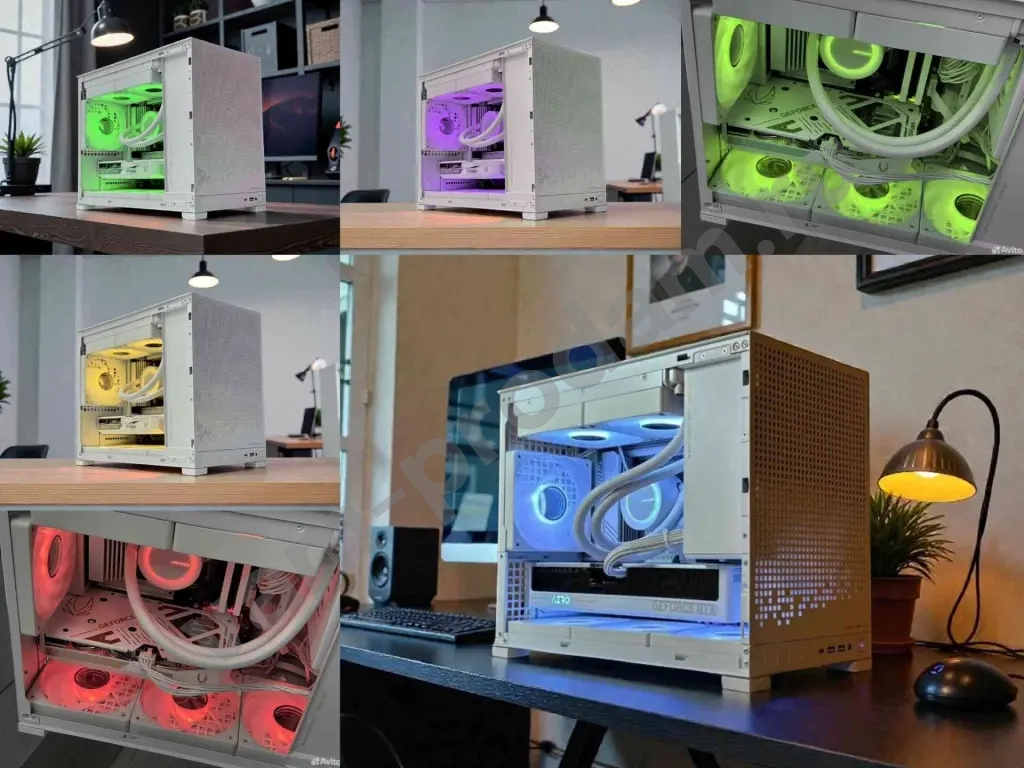 Новый,Белый Игровой Пк RTX 5060TI 16g, i5 14600kf, DDR5 16gb