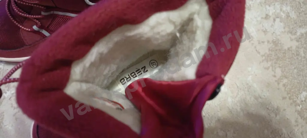 Сапоги зимние Зебра р.27