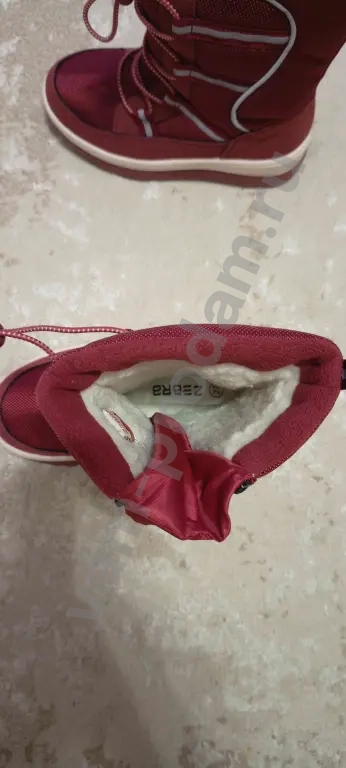 Сапоги зимние Зебра р.27