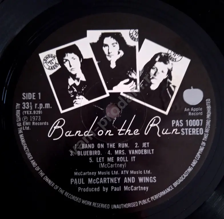 Paul McCartney And Wings – Band On The Run 1973 UK