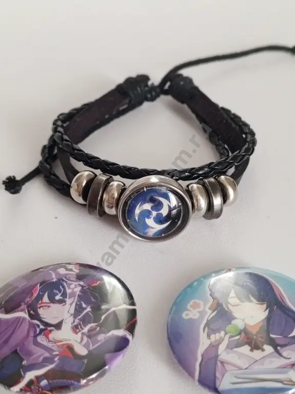 Набор значки и браслет Геншин