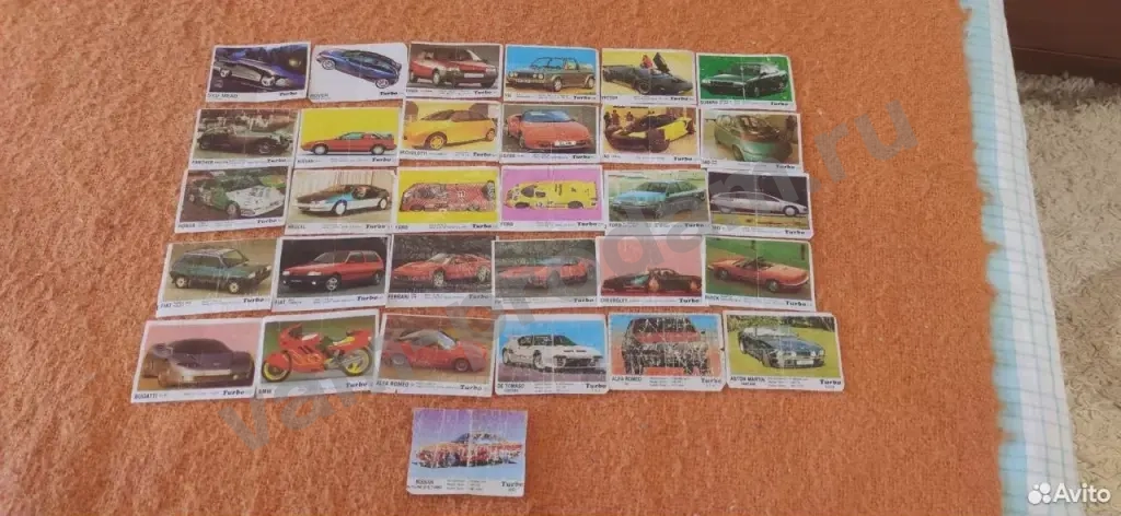 Вкладыши Turbo Номера 90-330