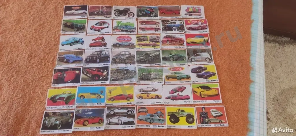 Вкладыши Turbo Номера 90-330