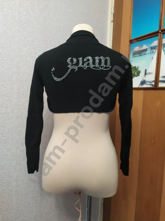 Болеро женское чёрное