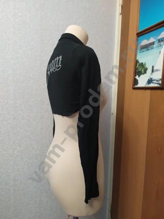 Болеро женское чёрное