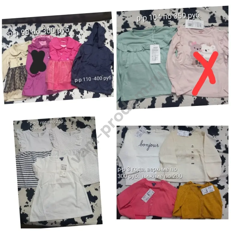 Вещи для девочки 98-116