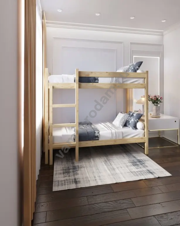 деревянные одноярусные и двухярусные кровати