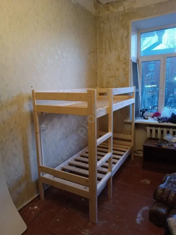 деревянные одноярусные и двухярусные кровати