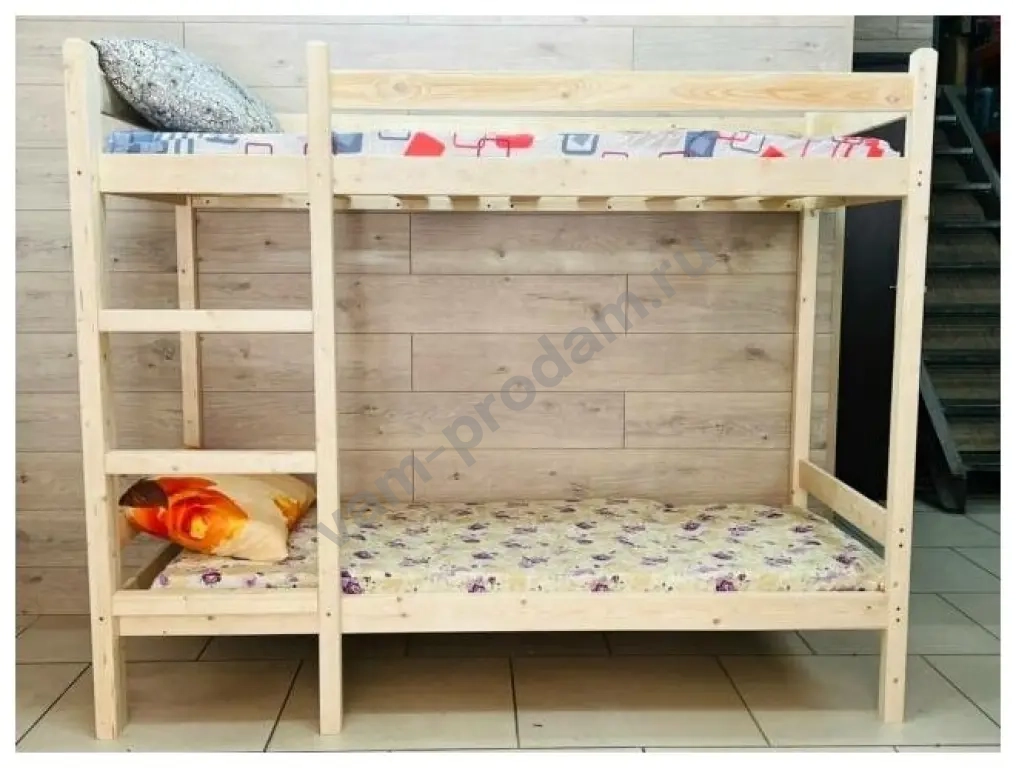 деревянные двухярусные и одноярусные кровати