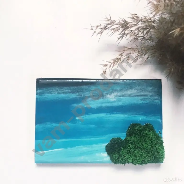 Изделие со смолой, идеально в подарок для родных и близких