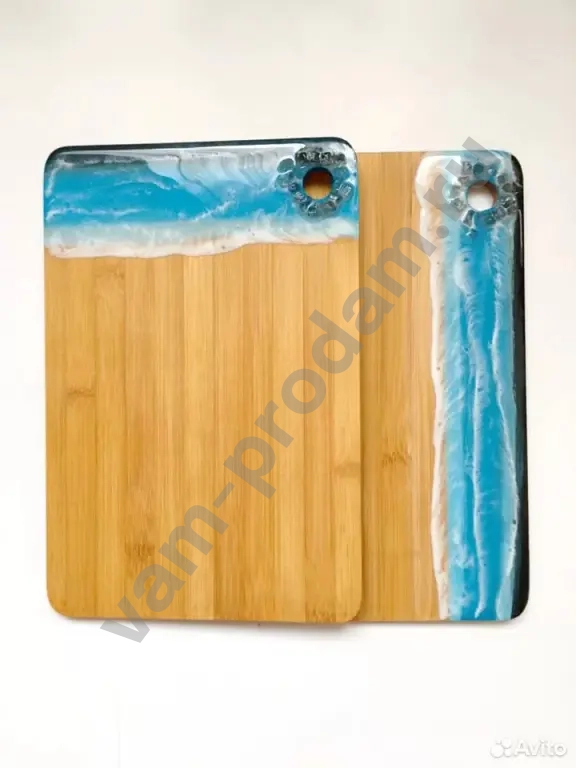 Доска кухонная с рисунком Море-Море, идеальна для подарка близким