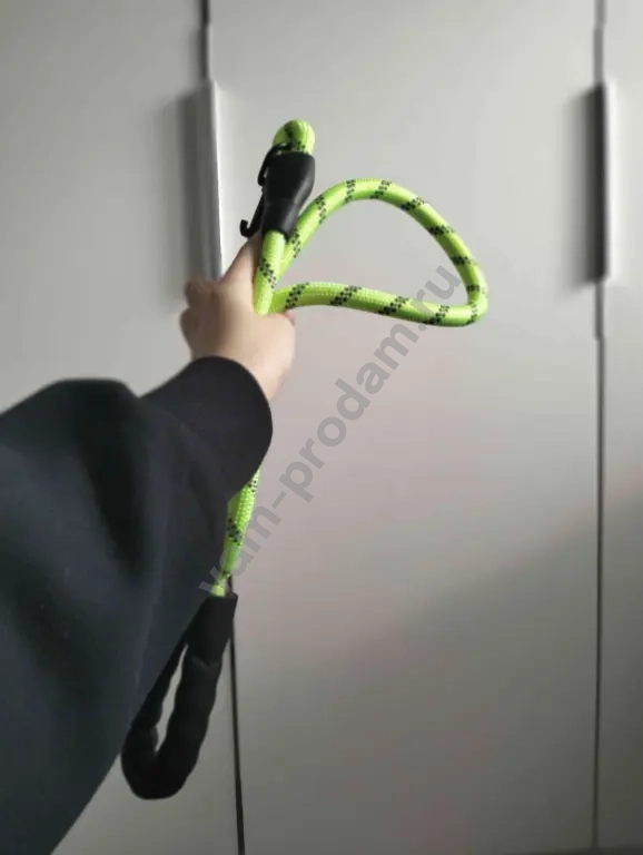 усиленный салатовый поводок