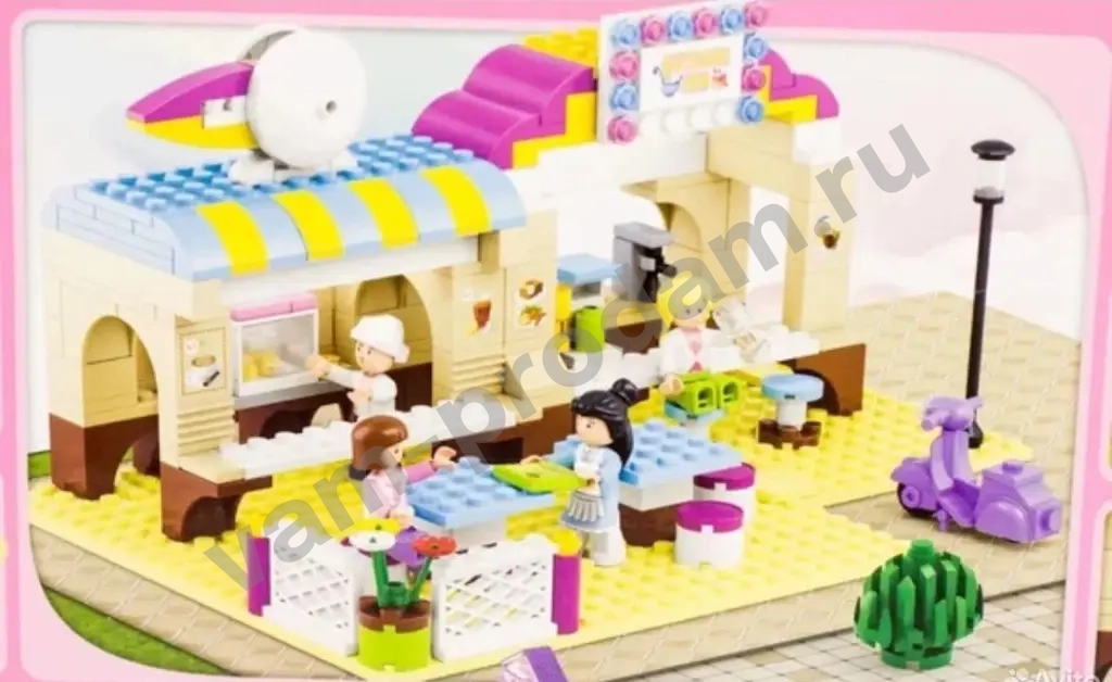 конструктор Розовая мечта Кафе новый