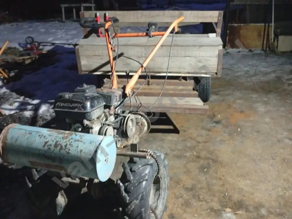 мотоблок с прицепом