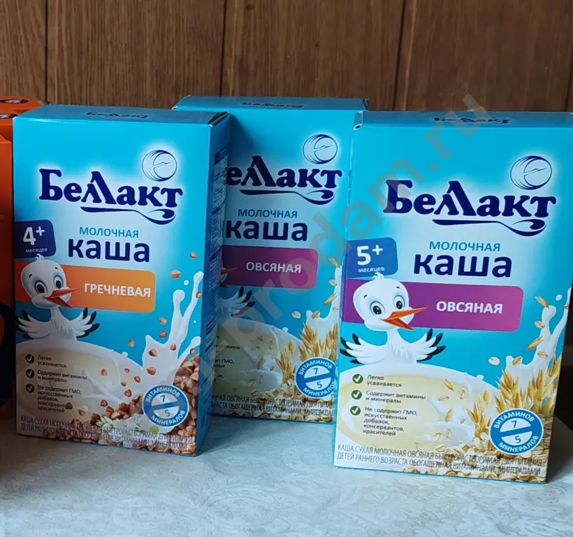 каши безмолочные