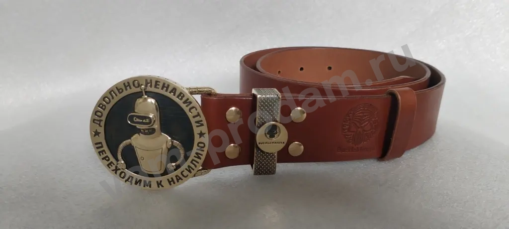 Ремень с литой пряжкой Бендер из Футурамы